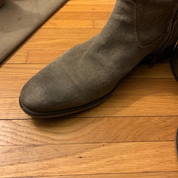COPY - Suede Leather boots. John Varvatos. Handmade Italian leather. Size 11 men main image 10